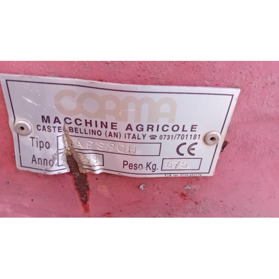 ARATRO BIVOMERE CORMA APS 90 H - DESTRO
