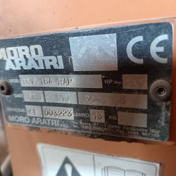 ARATRO TRIVOMERE MORO TRV 16 A RAPTOR - REVERSIBILE