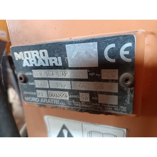 ARATRO TRIVOMERE MORO TRV 16 A RAPTOR - REVERSIBILE