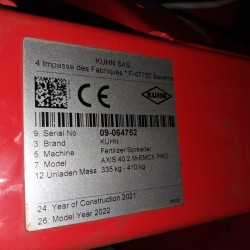 SPANDICONCIME KUHN AXIS 40.2 M -EMC-W