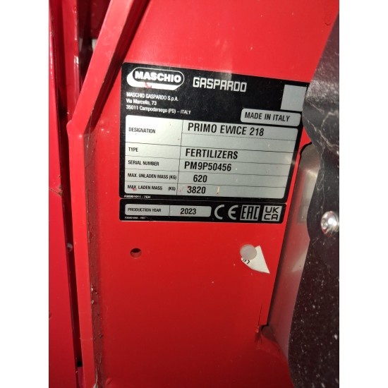 SPANDICONCIME MASCHIO GASPARDO PRIMO EWICE 218 