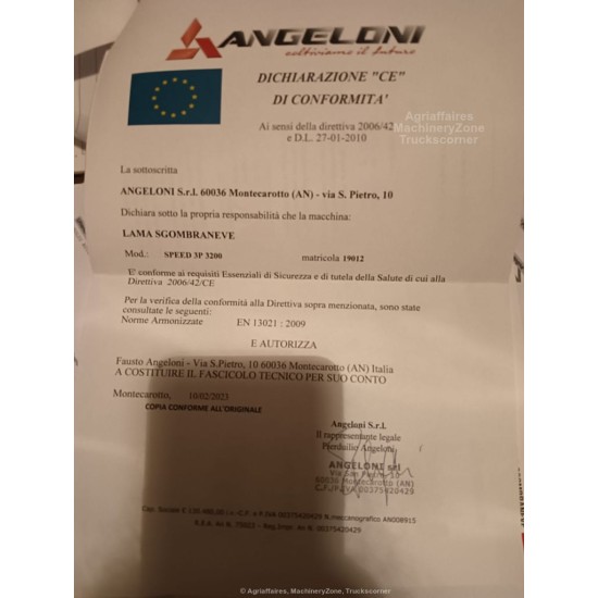 LAMA NEVE ANGELONI SPEED 3P 3200