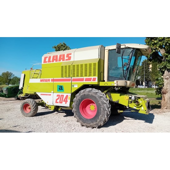 MIETITREBBIA CLAAS MEGA 204