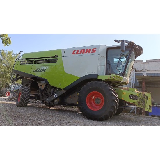 MIETITREBBIA CLAAS LEXION 760 MONTANA