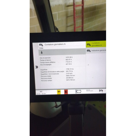 MIETITREBBIA CLAAS TUCANO 43O MONTANA 4