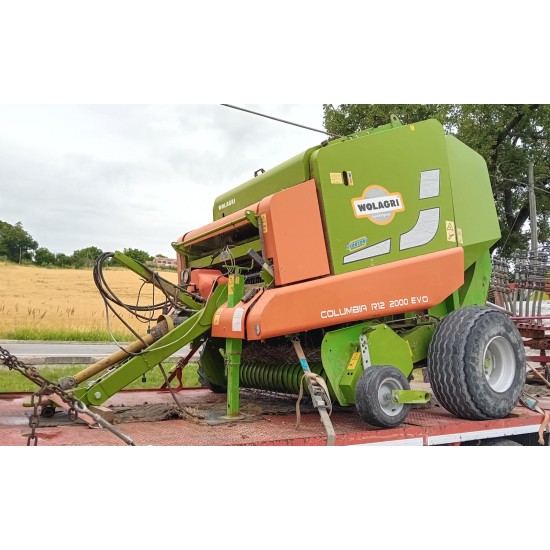 ROTOPRESSA WOLVO - WOLAGRI COLUMBIA R12 2000 EVO ROTOPRESSA WOLVO - WOLAGRI COLUMBIA R12 2000 EVO