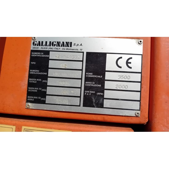 ROTOPRESSA GALLIGNANI 3500 L