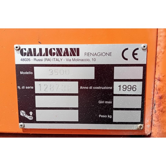 ROTOPRESSA GALLIGNANI 3500 L