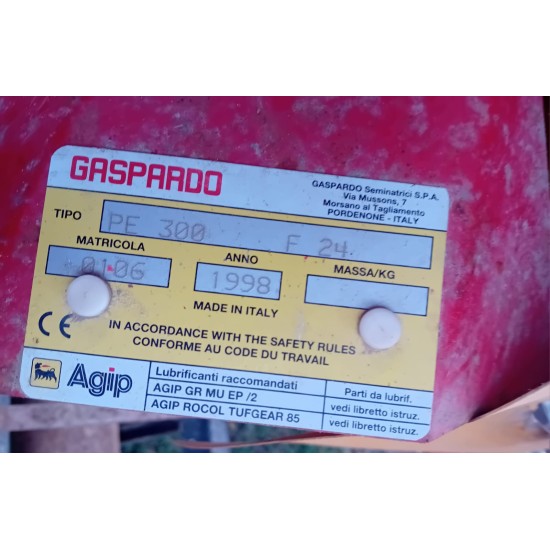 SEMINATRICE COMBINATA MASCHIO GASPARDO PE 300 - 24