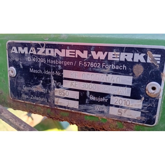 SEMINATRICE COMBINATA AMAZONE KE 3002 + SEMINATRICE AMAZONE D9 3000 SPECIAL
