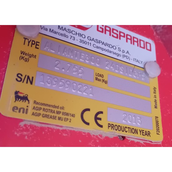 SEMINATRICE COMBINATA MASCHIO GASPARDO ALIANTE 300 - 24 SEMINATRICE COMBINATA MASCHIO GASPARDO ALIANTE 300 - 24
