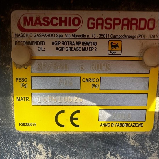 SEMINATRICE GASPARDO SP 540 - 6 ROWS