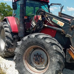 CASE MX 135 + CARICATORE FRONTALE STOLL F 35 ROBUST ____ TRATTORE GOMMATO