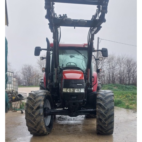 CASE MAXXUM 125 + CARICATORE FRONTALE SIGMA 4____ TRATTORE GOMMATO