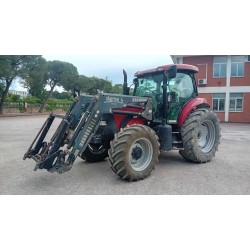 CASE MAXXUM 125 + CARICATORE FRONTALE SIGMA 4____ TRATTORE GOMMATO