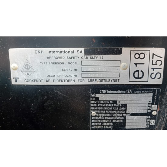 CASE MAXXUM 125 + CARICATORE FRONTALE SIGMA 4____ TRATTORE GOMMATO