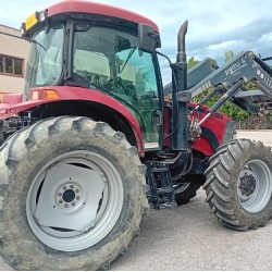 CASE MAXXUM 125 + CARICATORE FRONTALE SIGMA 4____ TRATTORE GOMMATO