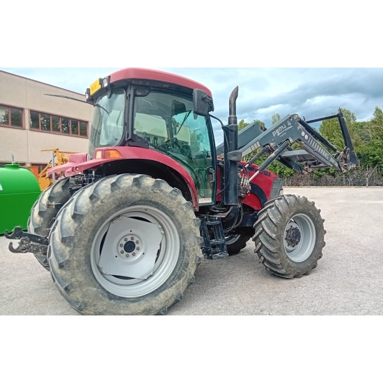 CASE MAXXUM 125 + CARICATORE FRONTALE SIGMA 4____ TRATTORE GOMMATO