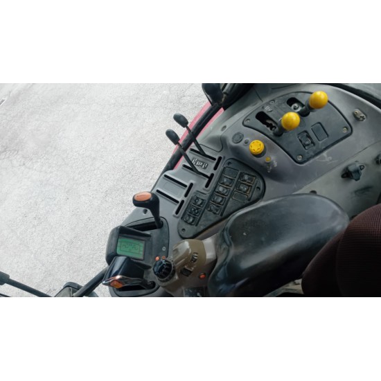 CASE MAXXUM 125 + CARICATORE FRONTALE SIGMA 4____ TRATTORE GOMMATO