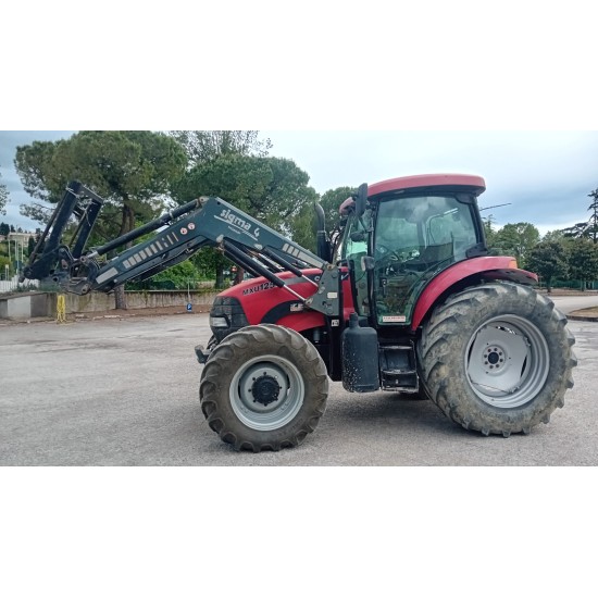 CASE MAXXUM 125 + CARICATORE FRONTALE SIGMA 4____ TRATTORE GOMMATO