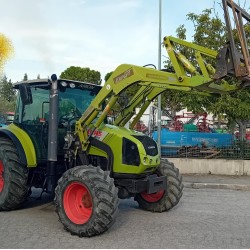 CLAAS ARION 420 DT + CARICATORE ARGNANI E MONTI_____ TRATTORE