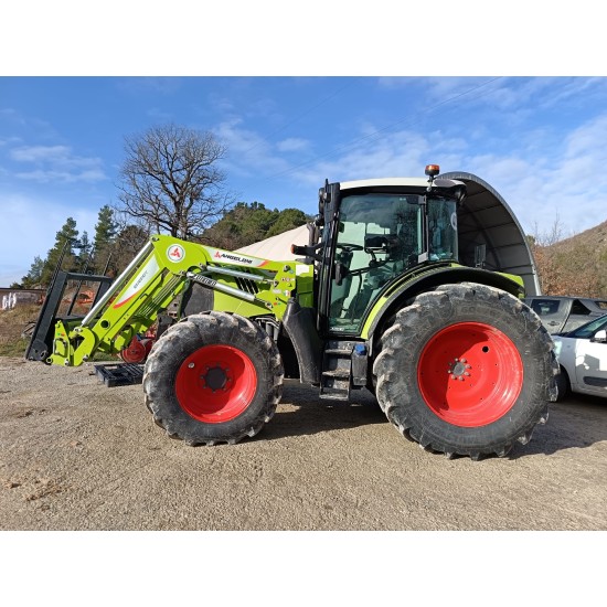 CLAAS ARION 460 DT + CARICATORE ANGELONI ENREGY 205