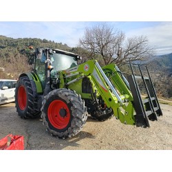 CLAAS ARION 460 DT + CARICATORE ANGELONI ENREGY 205