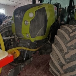 CLAAS ARION 650  DT + CARICATORE ANGELONI VISION 3 ___ TRATTORE