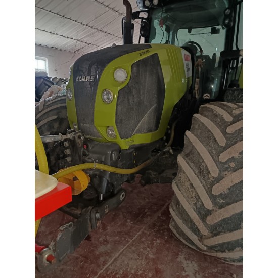 CLAAS ARION 650  DT + CARICATORE ANGELONI VISION 3 ___ TRATTORE