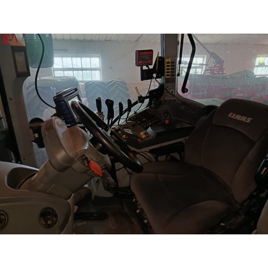 CLAAS ARION 650  DT + CARICATORE ANGELONI VISION 3 ___ TRATTORE