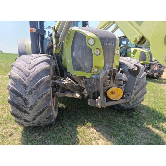 CLAAS ARION 650  DT + CARICATORE ANGELONI VISION 3 ___ TRATTORE