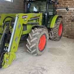 CLAAS AXOS 330 C + CARICATORE FRONTALE ANGELONI ENERGY 205