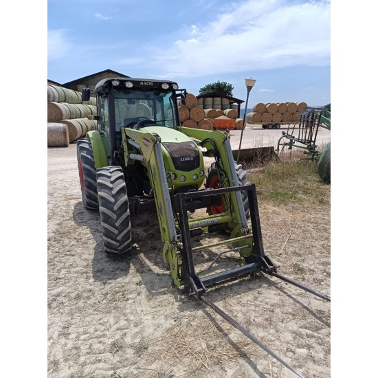 CLAAS AXOS 340 C + CARICATORE FRONTALE ANGELONI ENERGY 205