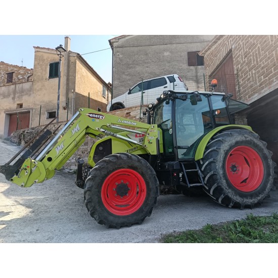 CLAAS AXOS 340 C + CARICATORE FRONTALE ANGELONI ENERGY 205