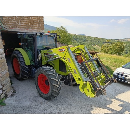 CLAAS AXOS 340 C + CARICATORE FRONTALE ANGELONI ENERGY 205