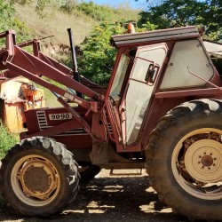 FIAT 880 DT + CARICATORE FRONTALE ARGNANI E MONTI   ______ TRATTORE 