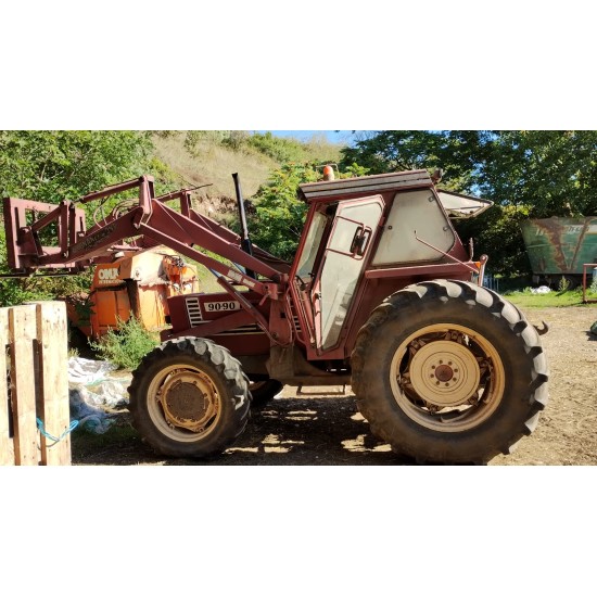 FIAT 880 DT + CARICATORE FRONTALE ARGNANI E MONTI   ______ TRATTORE 
