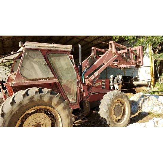 FIAT 880 DT + CARICATORE FRONTALE ARGNANI E MONTI   ______ TRATTORE 