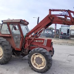 FIAT 880 DT + CARICATORE FRONTALE ARGNANI E MONTI   ______ TRATTORE 