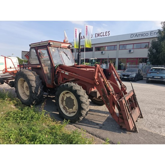 FIAT 880 DT + CARICATORE FRONTALE ARGNANI E MONTI   ______ TRATTORE 
