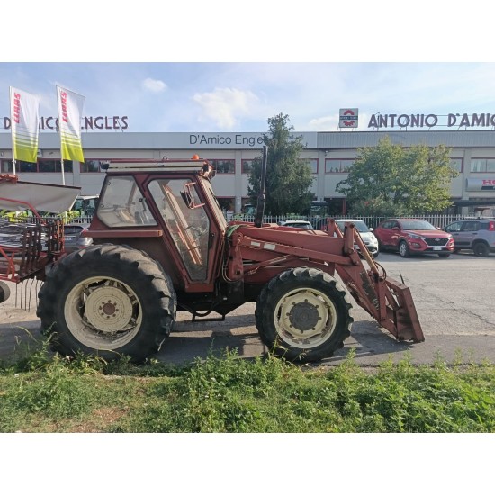 FIAT 880 DT + CARICATORE FRONTALE ARGNANI E MONTI   ______ TRATTORE 