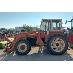 FIAT - OM 850 DT + CARICATORE FRONTALE SIMONETTI    ______ TRATTORE 