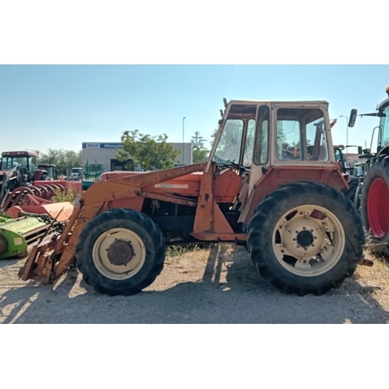 FIAT - OM 850 DT + CARICATORE FRONTALE SIMONETTI    ______ TRATTORE 
