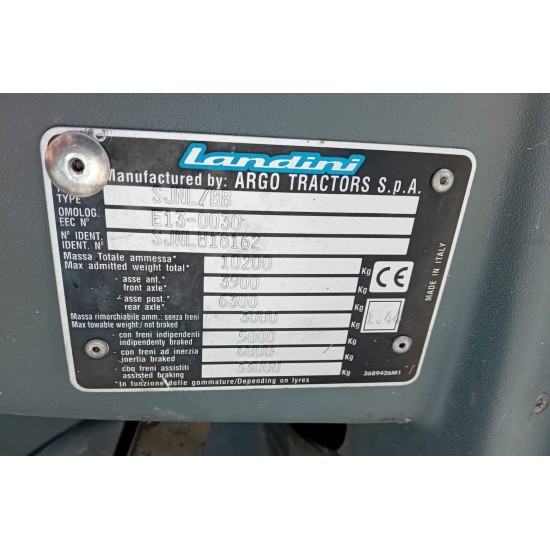 LANDINI LANDPOWER 135 DT + CARICATORE FRONTALE  ____ TRATTORE