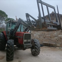 MASSEY FERGUSON 3085 + CARICATORE FRONTALE AM ___ TRATTORE 