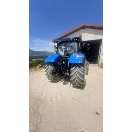 NEW HOLLAND T6.160  DT + CARICATORE 770 TL____ TRATTORE GOMMATO