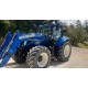 NEW HOLLAND T6.160  DT + CARICATORE 770 TL____ TRATTORE GOMMATO