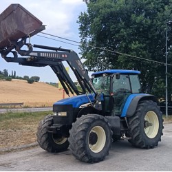 NEW HOLLAND TM 190 DT + CARICATORE FRONTALE SIGMA 4 TITANIUM T50 ____ TRATTORE