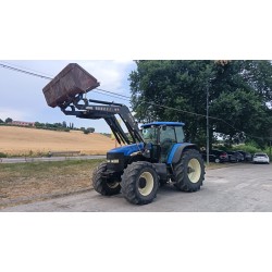 NEW HOLLAND TM 190 DT + CARICATORE FRONTALE SIGMA 4 TITANIUM T50 ____ TRATTORE