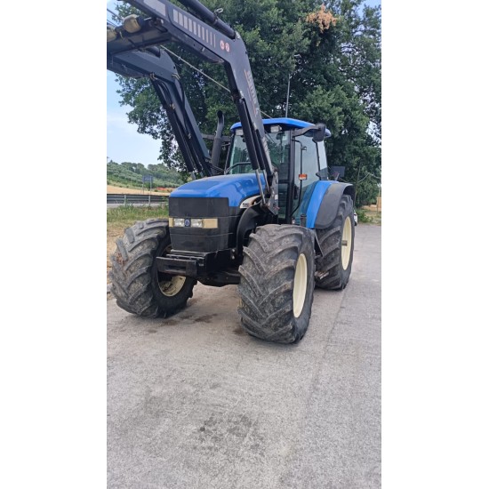 NEW HOLLAND TM 190 DT + CARICATORE FRONTALE SIGMA 4 TITANIUM T50 ____ TRATTORE